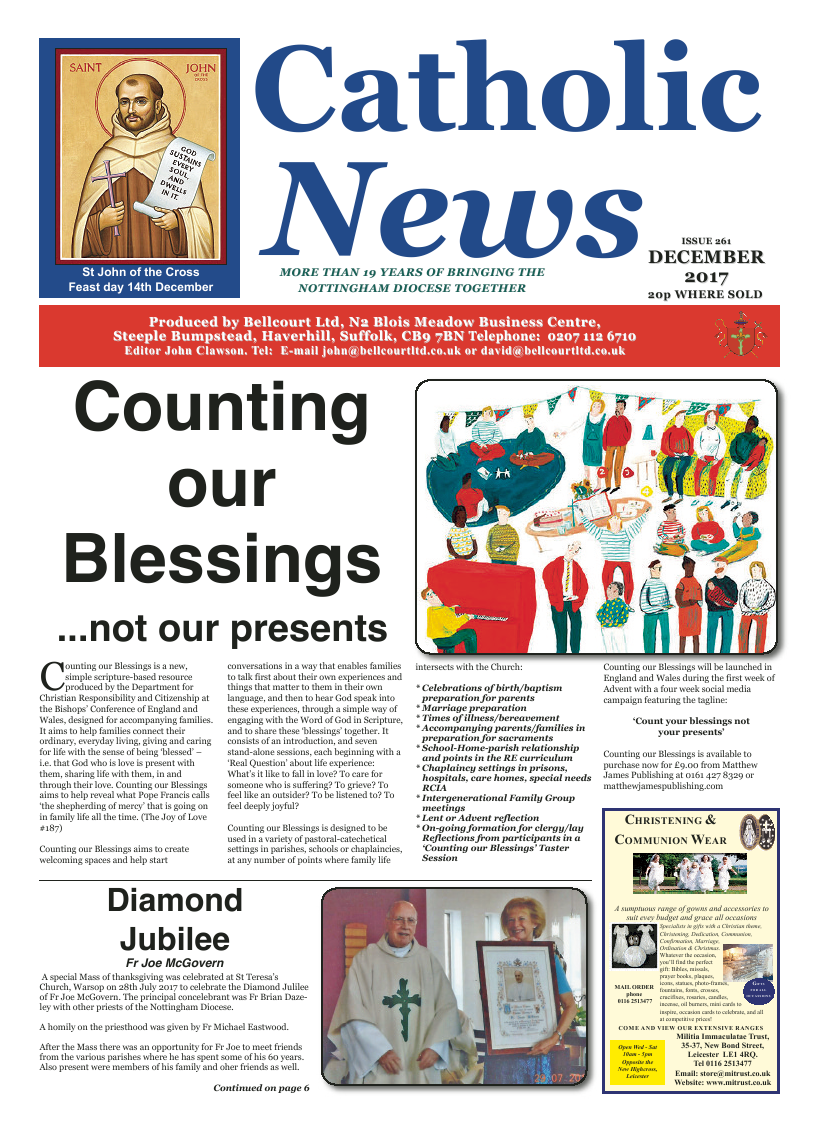 Dec 2017 edition of the Nottingham Catholic News - Page 