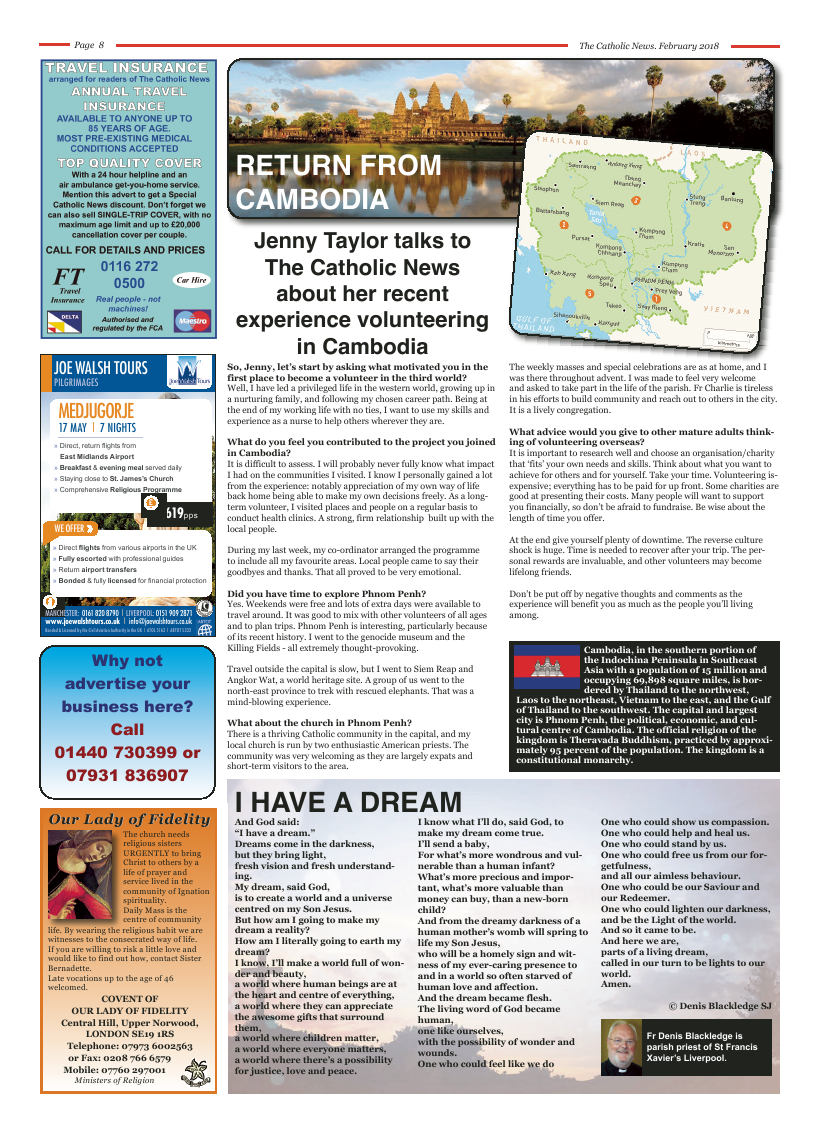 Feb 2018 edition of the Nottingham Catholic News - Page 