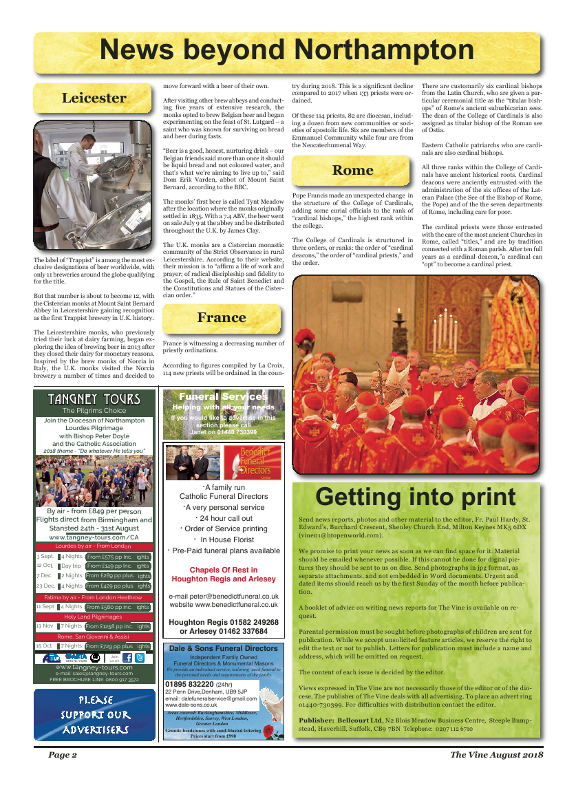 Aug 2018 edition of the The Vine - Northampton - Page 