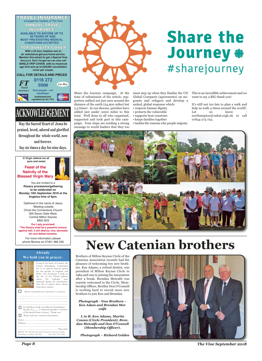 Sept 2018 edition of the The Vine - Northampton - Page 