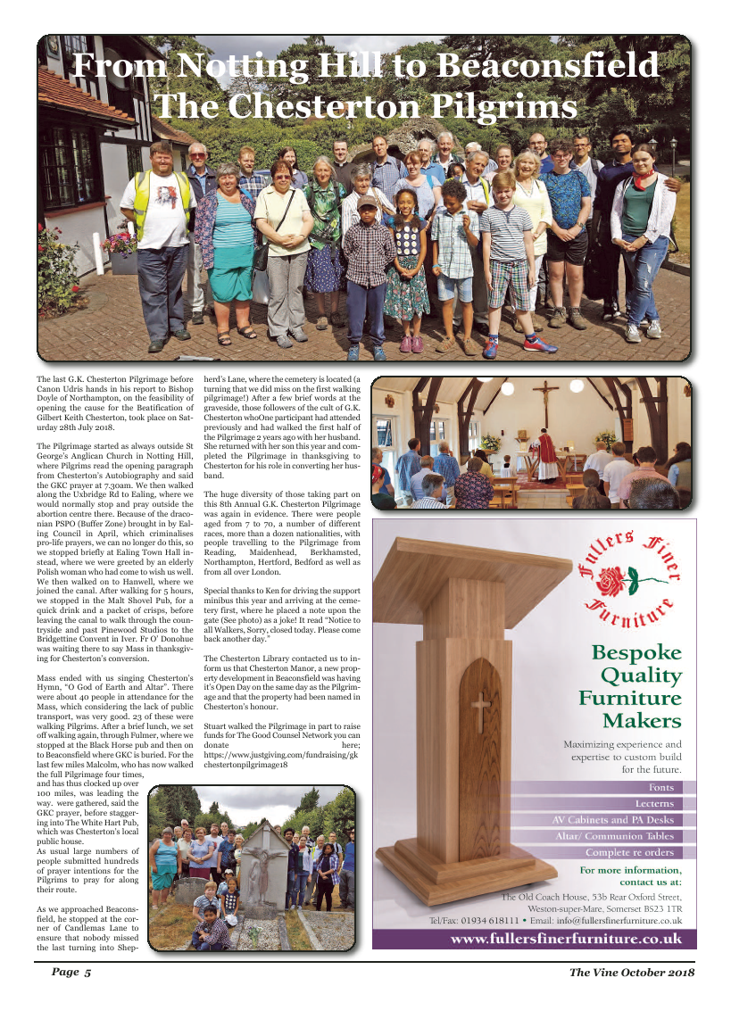 Oct 2018 edition of the The Vine - Northampton - Page 
