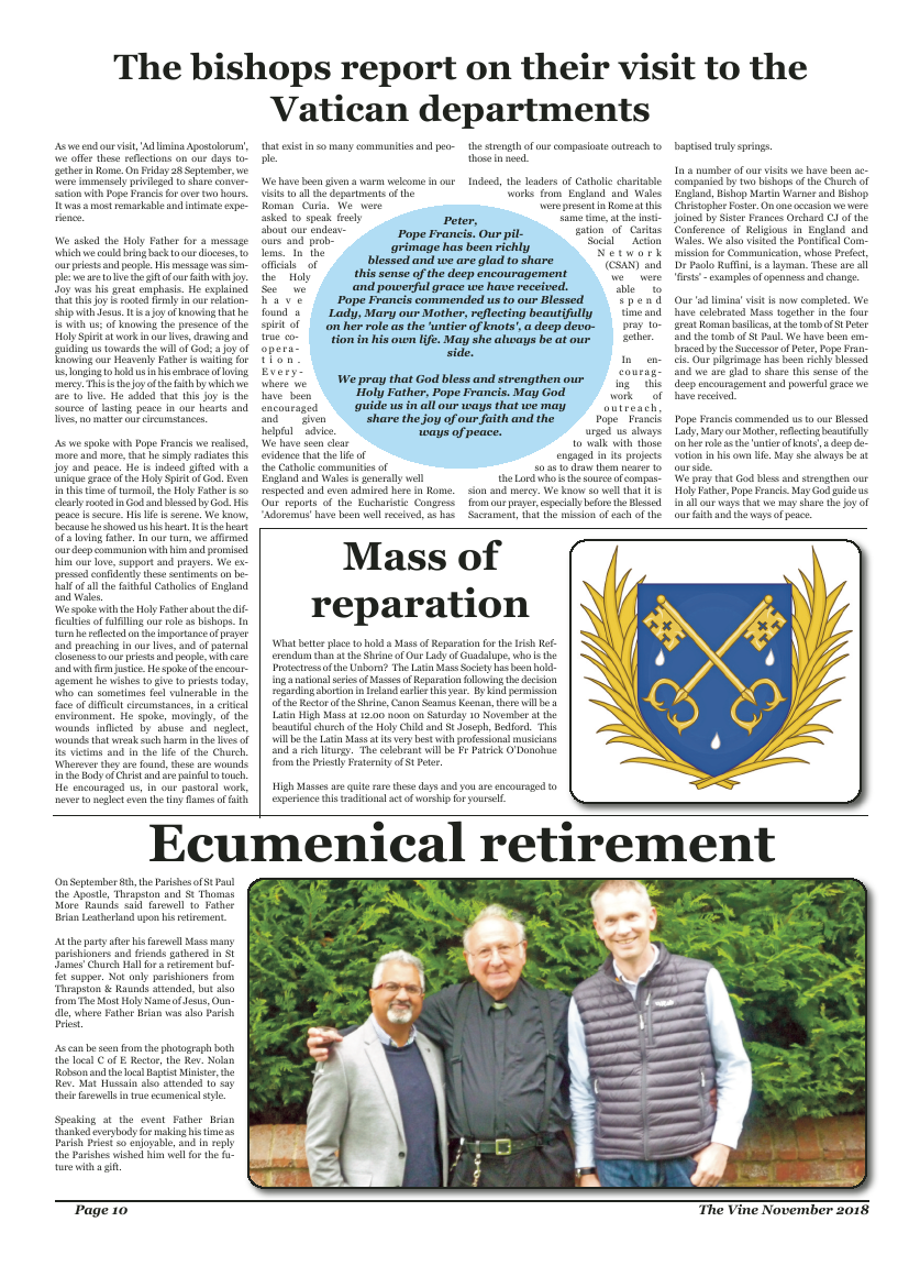 Nov 2018 edition of the The Vine - Northampton - Page 