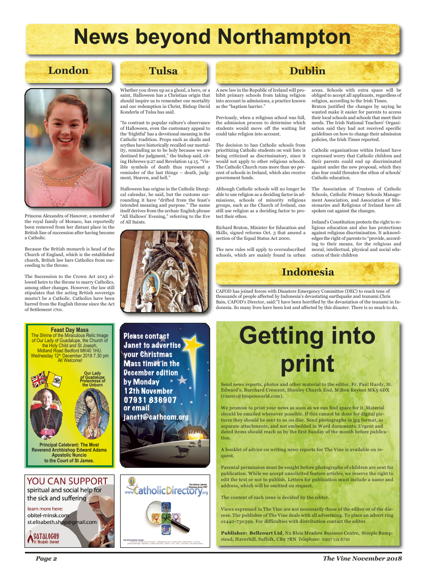 Nov 2018 edition of the The Vine - Northampton - Page 