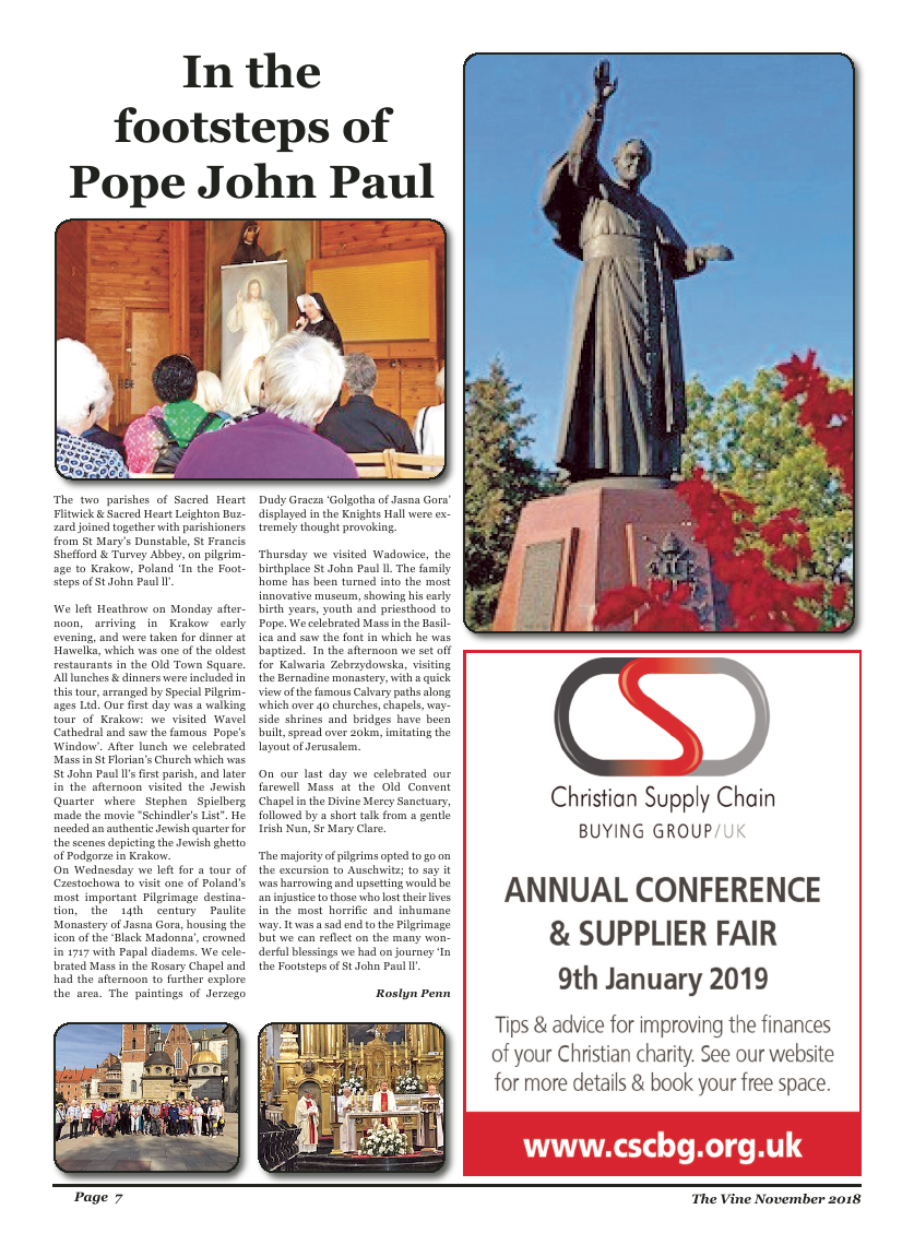 Nov 2018 edition of the The Vine - Northampton - Page 