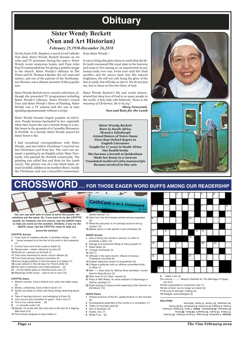 Feb 2019 edition of the The Vine - Northampton - Page 