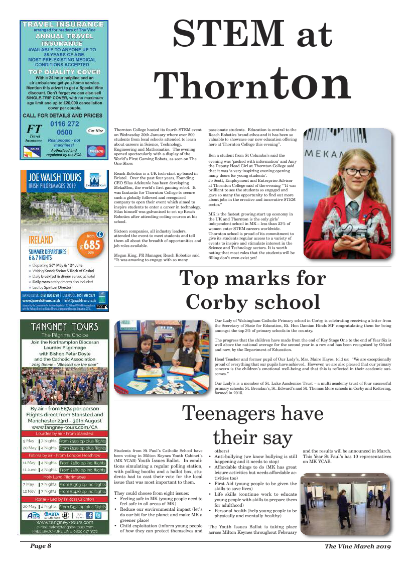 Mar 2019 edition of the The Vine - Northampton - Page 