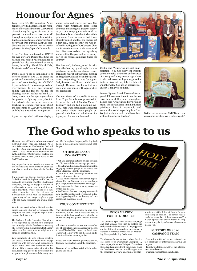 Apr 2019 edition of the The Vine - Northampton - Page 