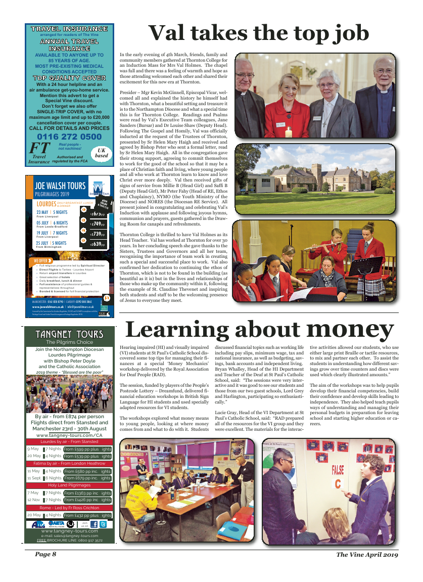 Apr 2019 edition of the The Vine - Northampton - Page 