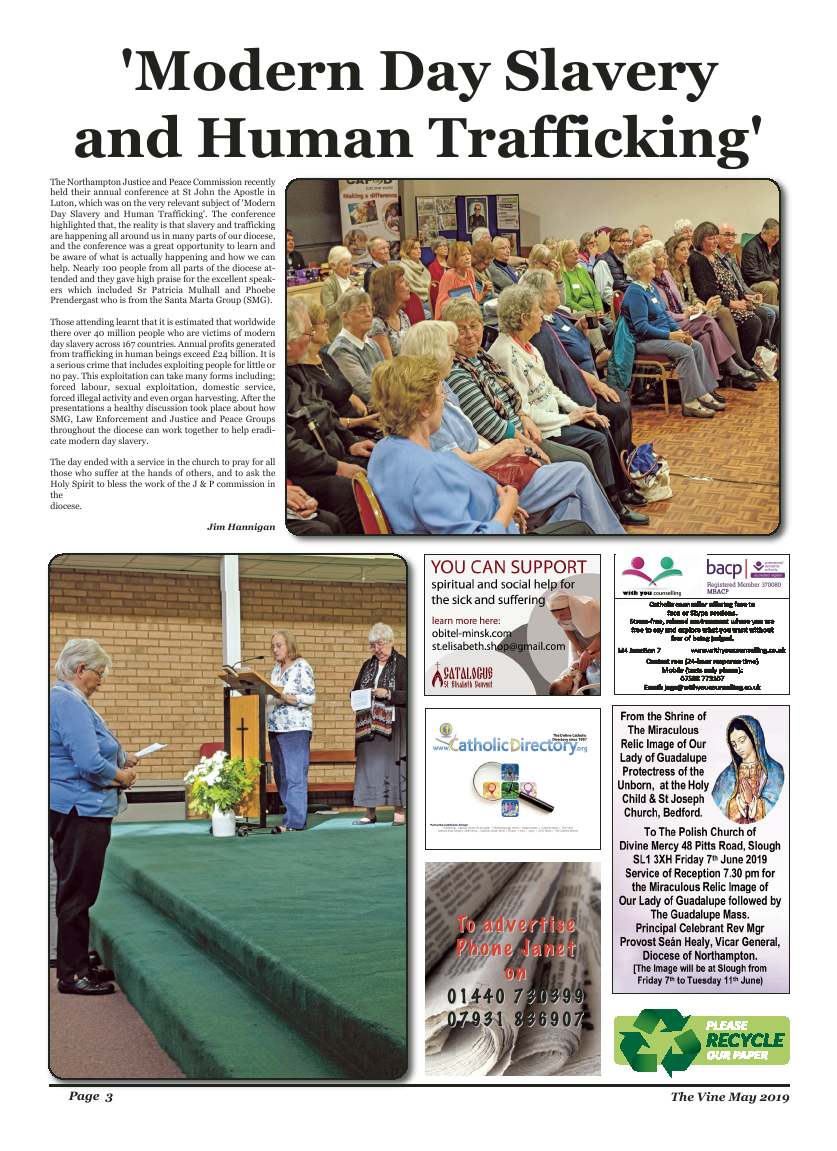 May 2019 edition of the The Vine - Northampton - Page 