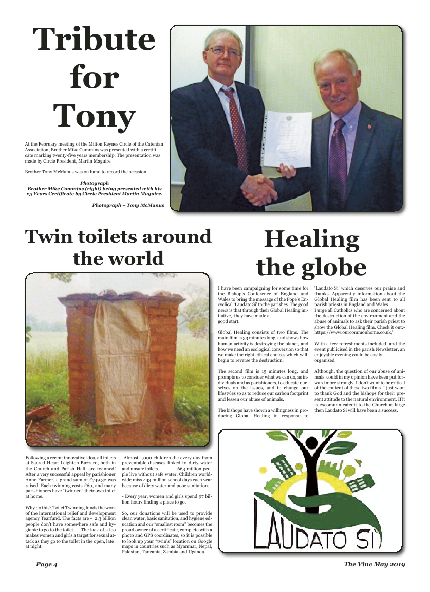 May 2019 edition of the The Vine - Northampton - Page 