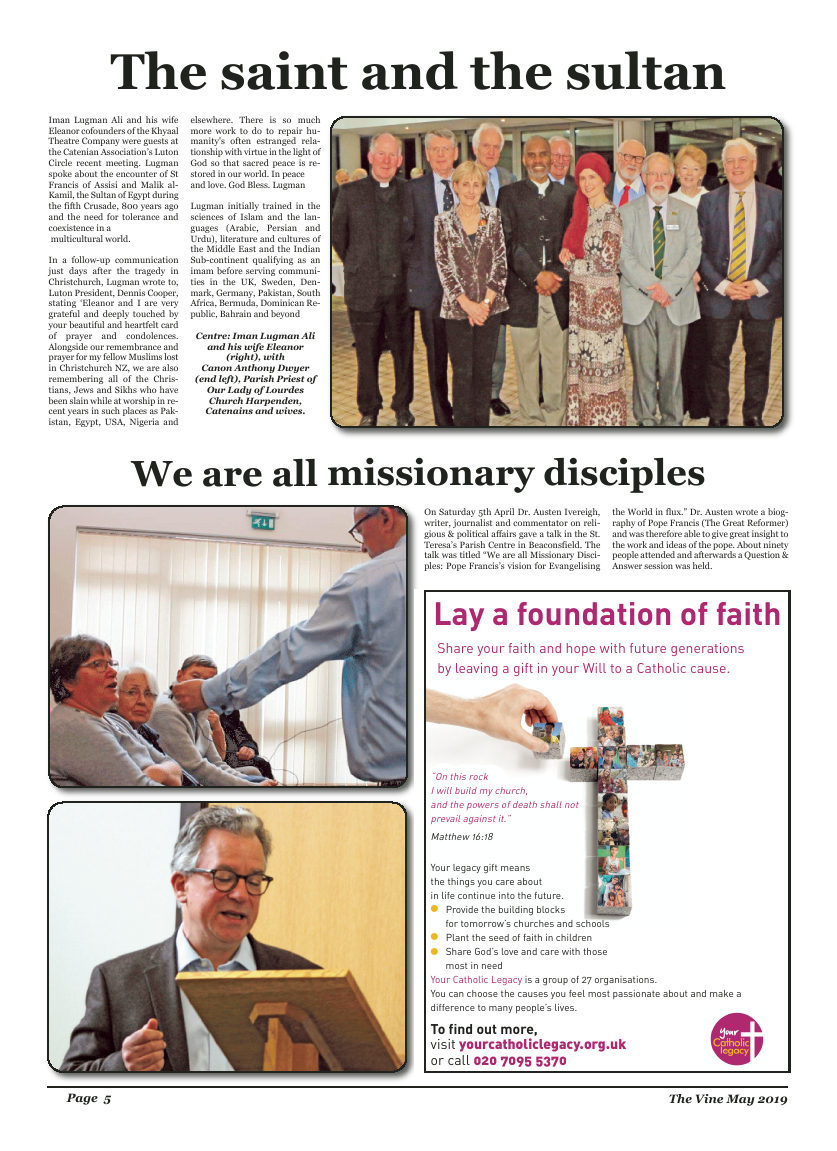 May 2019 edition of the The Vine - Northampton - Page 