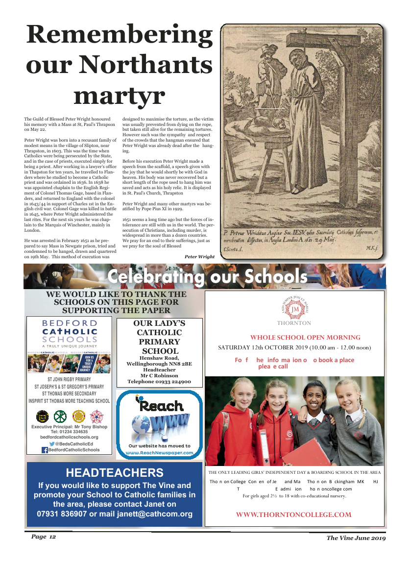 Jun 2019 edition of the The Vine - Northampton - Page 