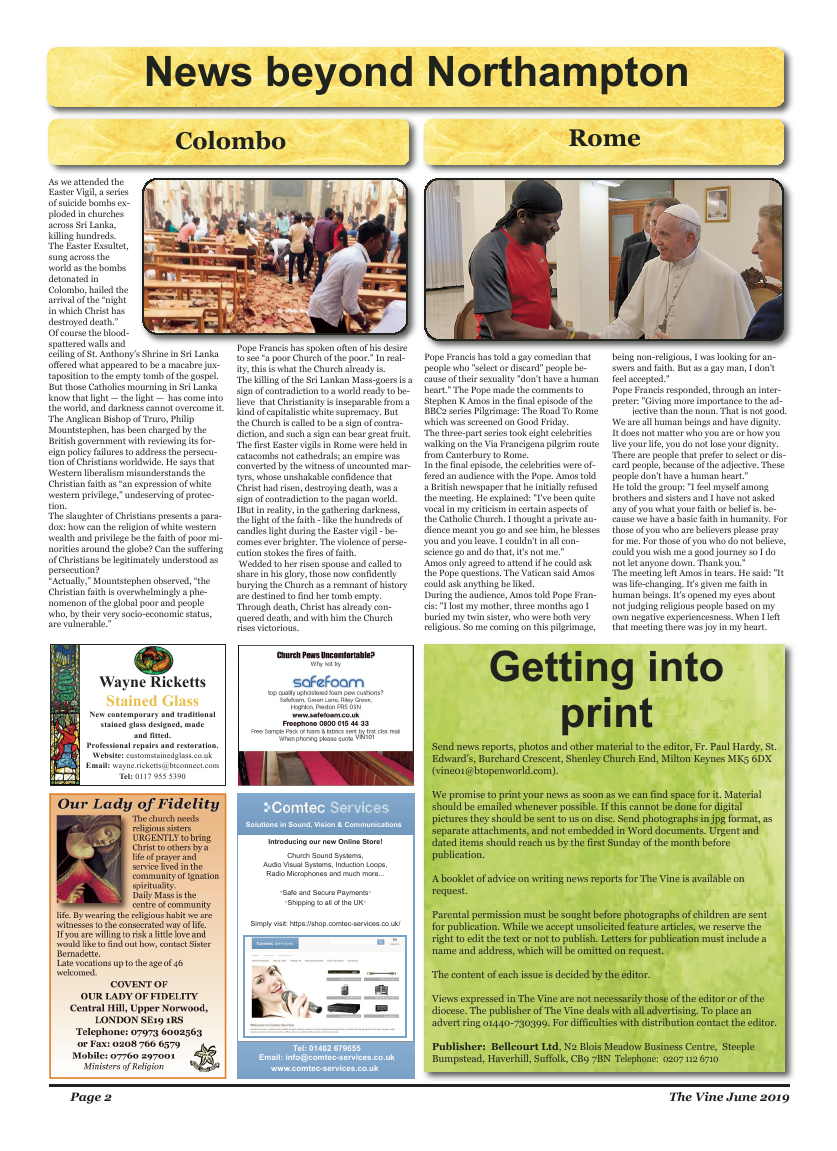 Jun 2019 edition of the The Vine - Northampton - Page 