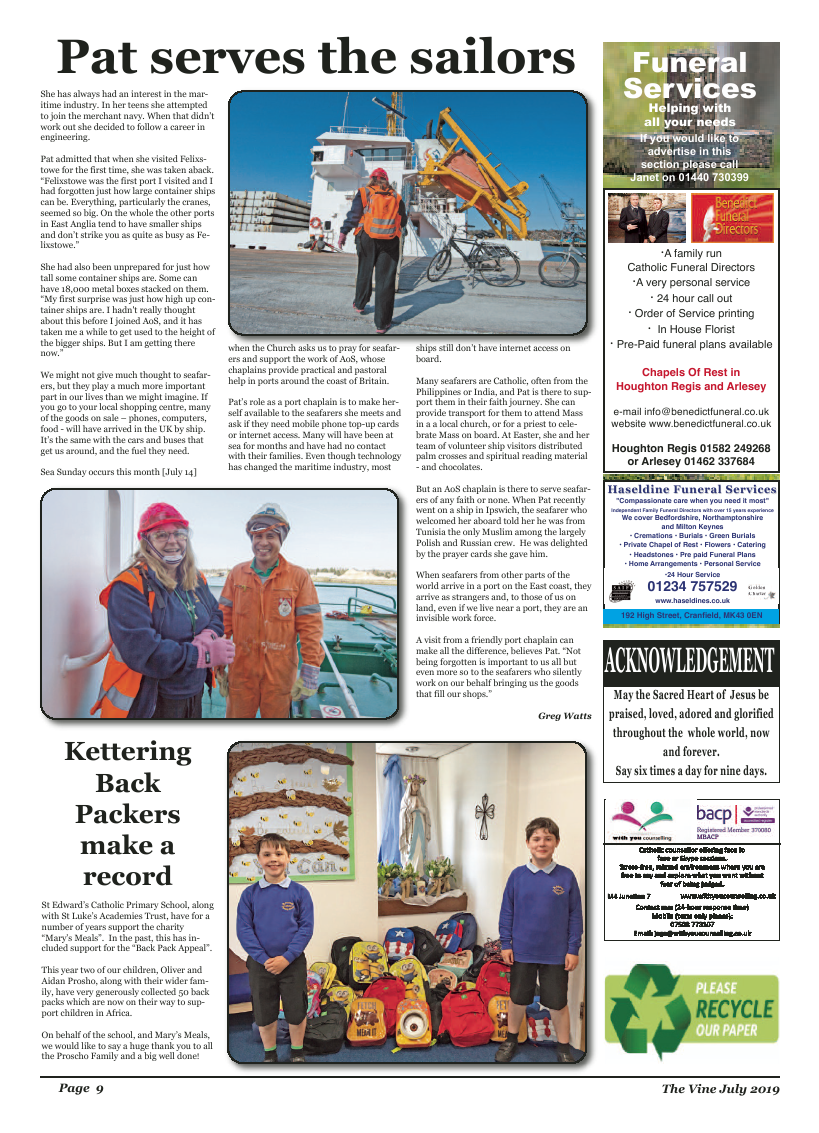 Jul 2019 edition of the The Vine - Northampton - Page 