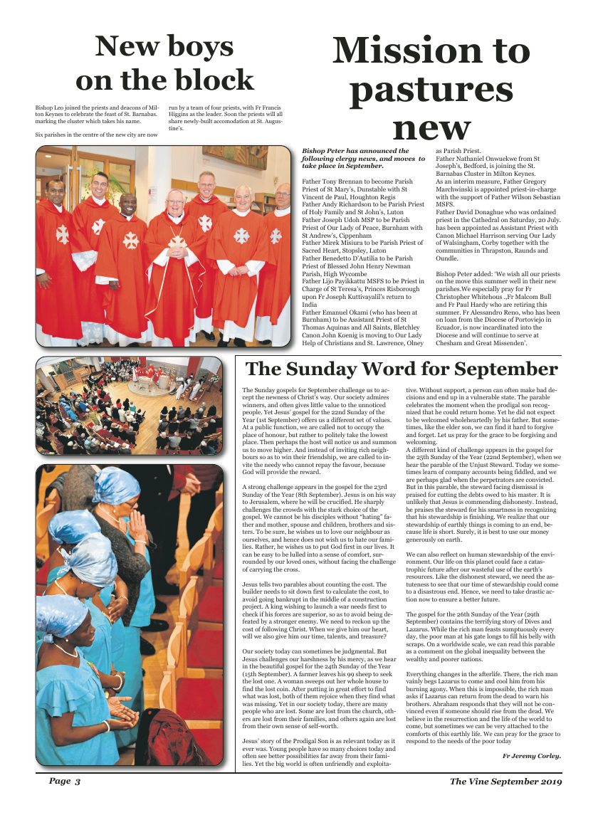 Sept 2019 edition of the The Vine - Northampton - Page 