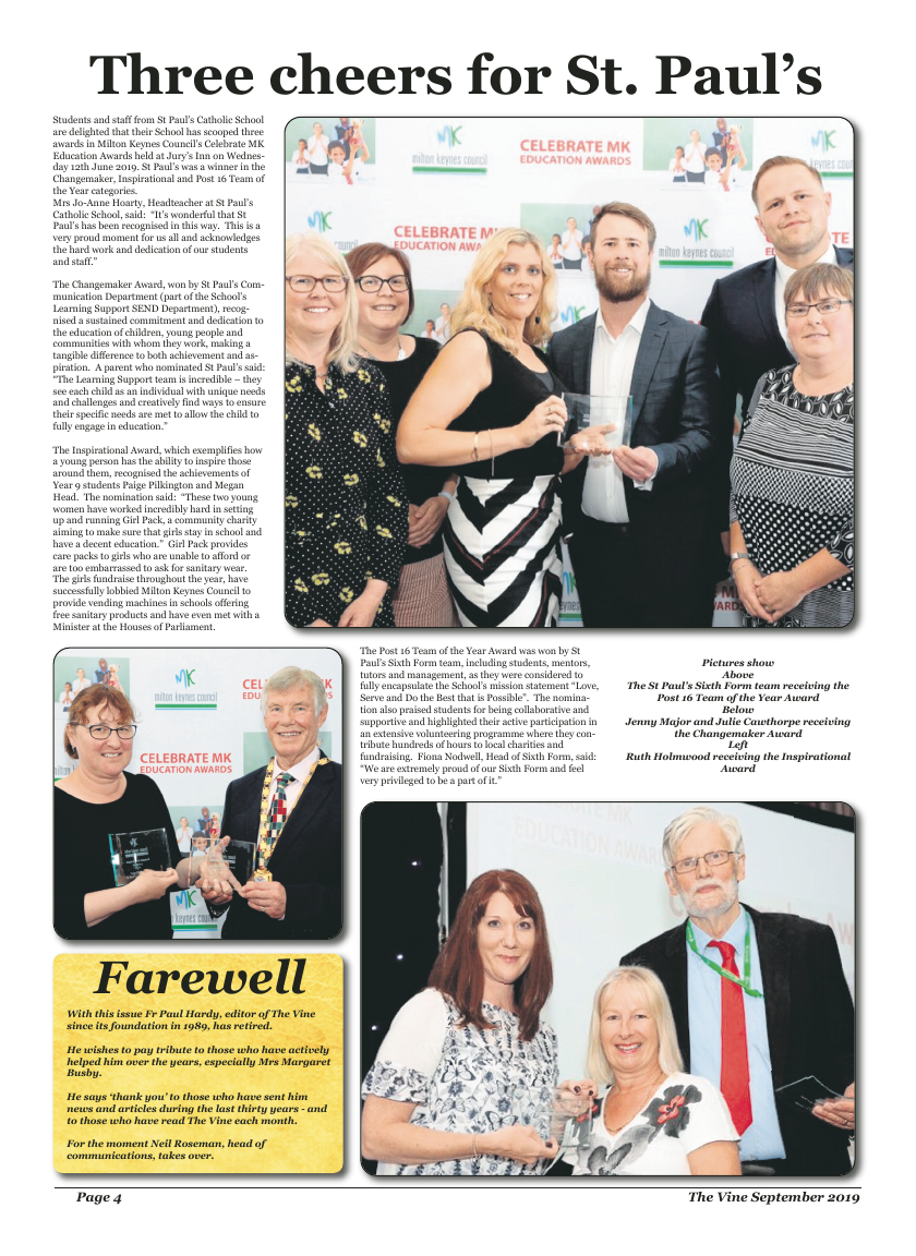 Sept 2019 edition of the The Vine - Northampton - Page 