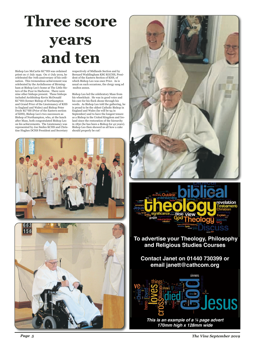 Sept 2019 edition of the The Vine - Northampton - Page 