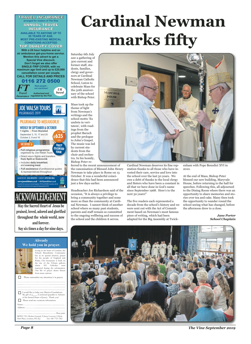 Sept 2019 edition of the The Vine - Northampton - Page 