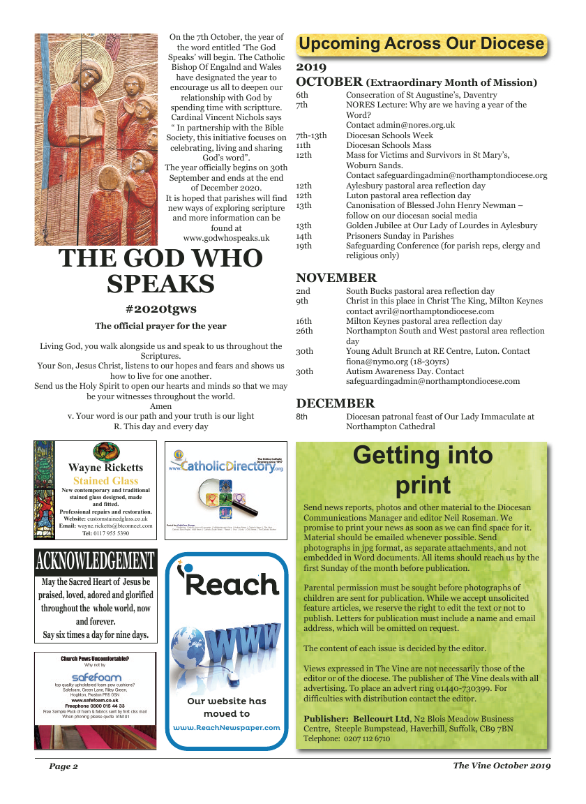 Oct 2019 edition of the The Vine - Northampton - Page 