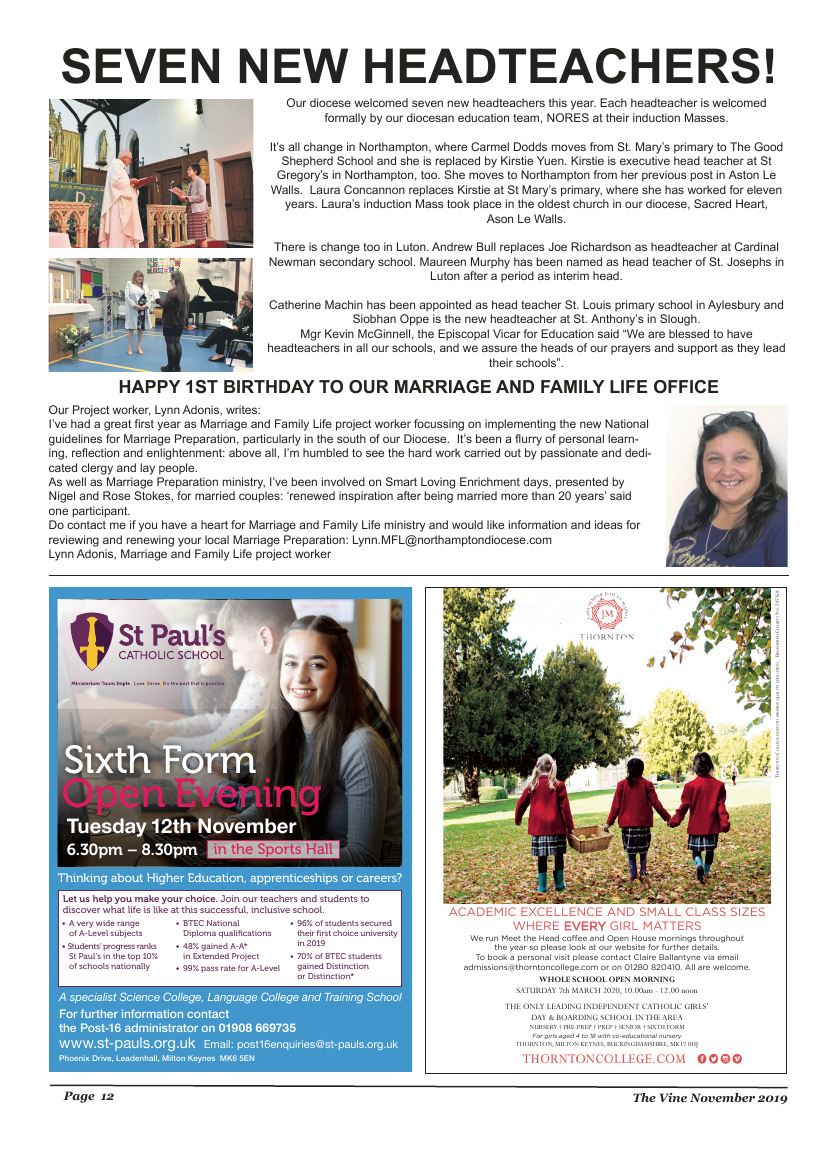 Nov 2019 edition of the The Vine - Northampton - Page 