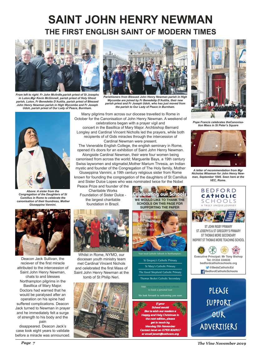 Nov 2019 edition of the The Vine - Northampton - Page 