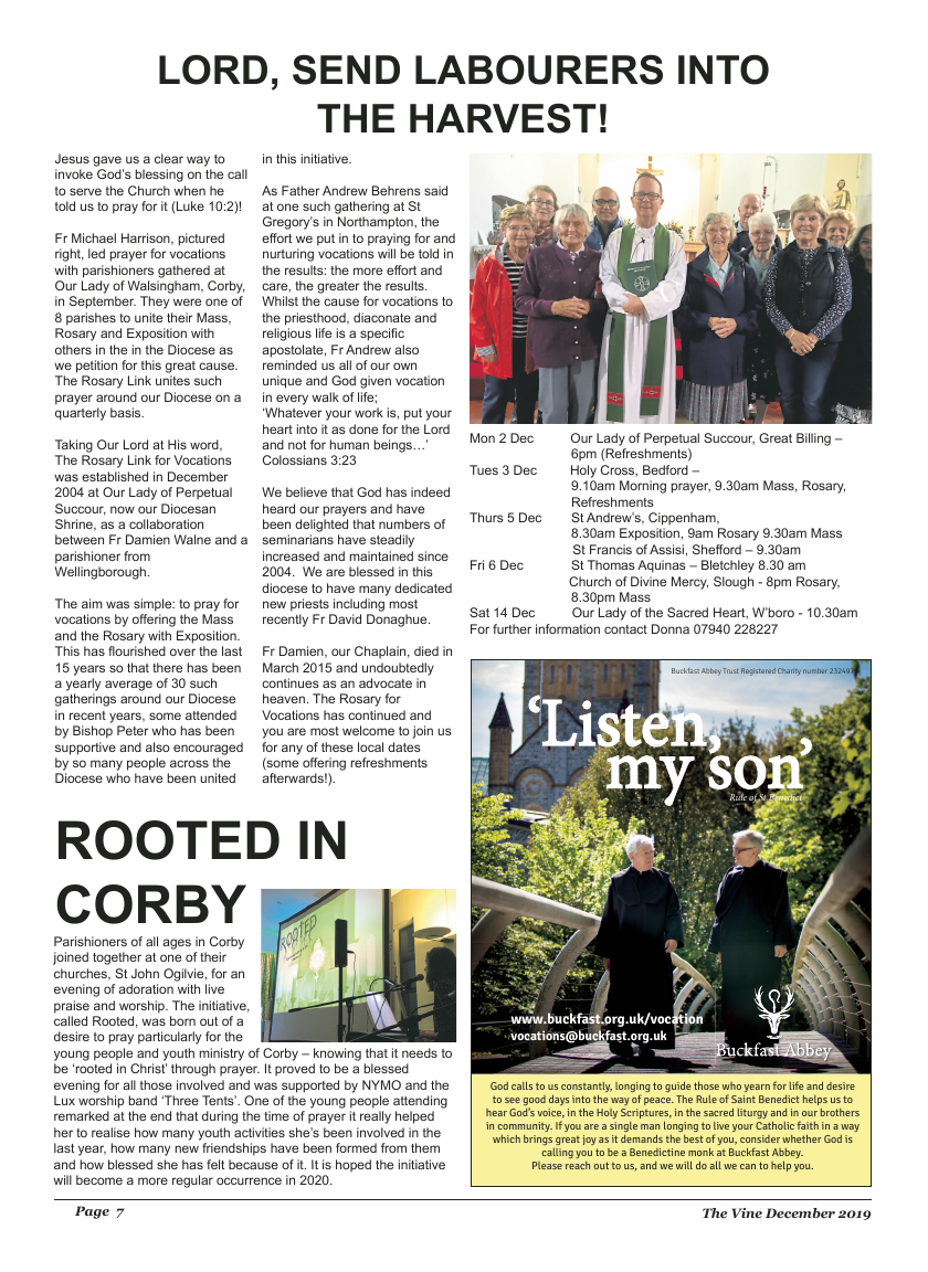 Dec 2019 edition of the The Vine - Northampton - Page 