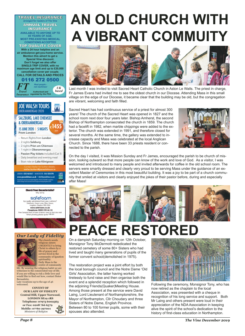 Dec 2019 edition of the The Vine - Northampton - Page 