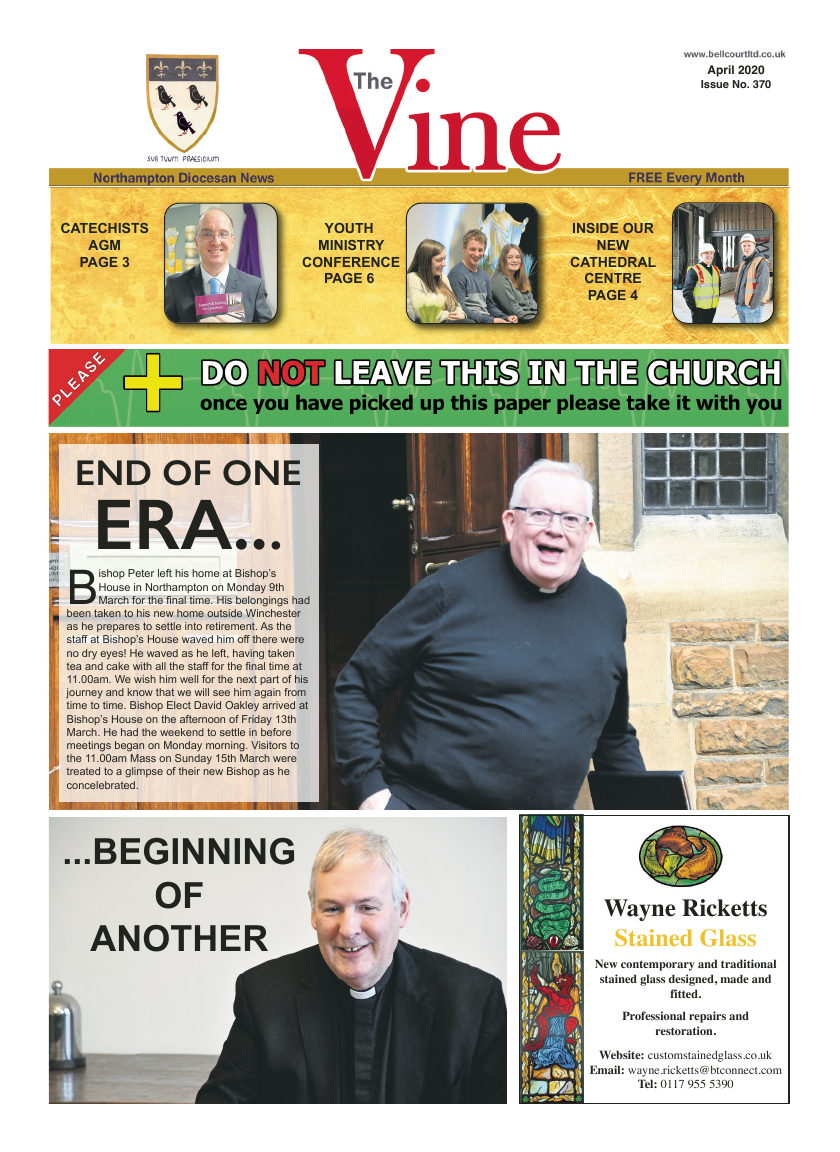 Apr 2020 edition of the The Vine - Northampton