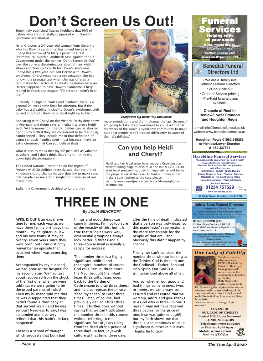 Apr 2020 edition of the The Vine - Northampton