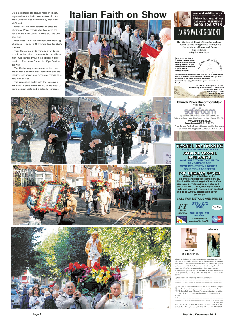 Dec 2013 edition of the The Vine - Northampton