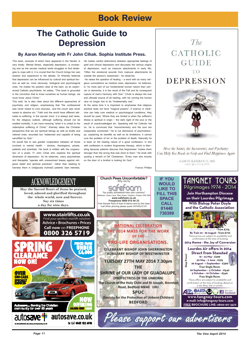 Apr 2014 edition of the The Vine - Northampton