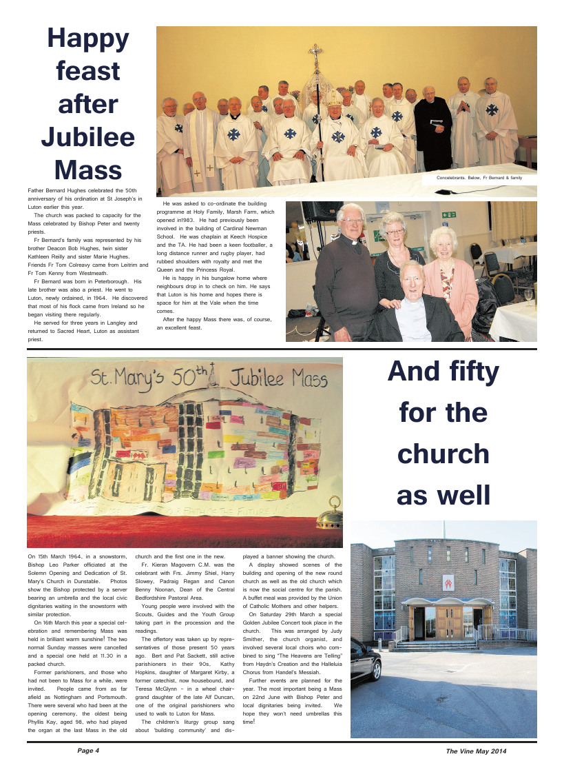 May 2014 edition of the The Vine - Northampton