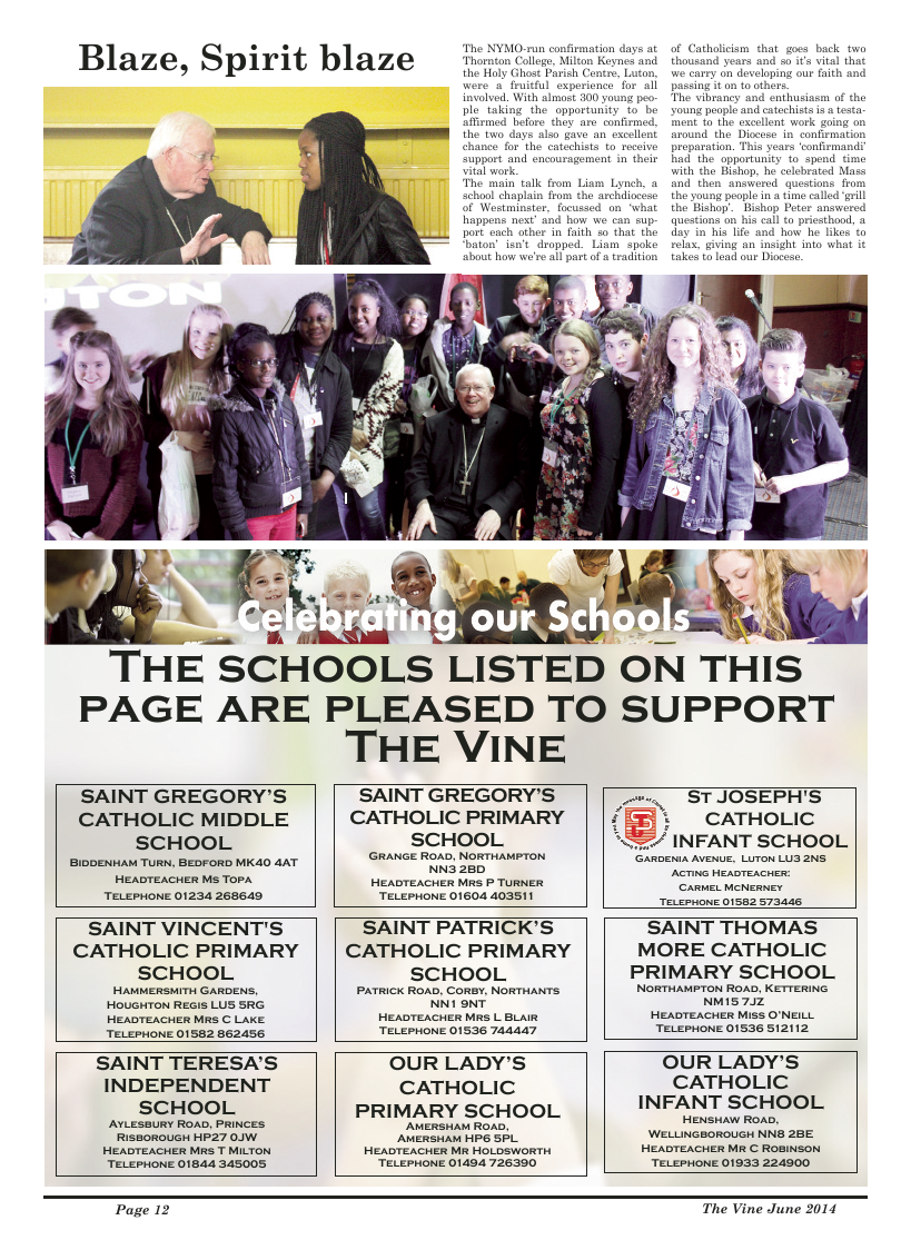 Jun 2014 edition of the The Vine - Northampton