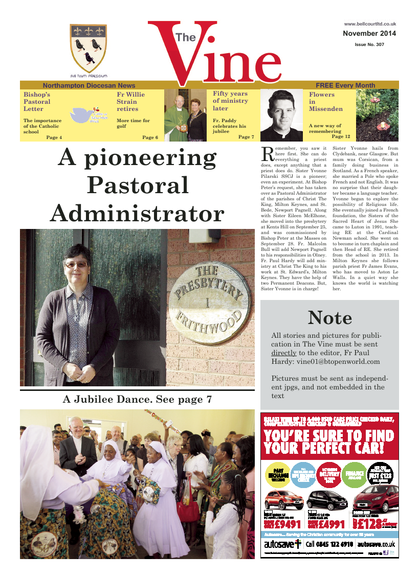 Nov 2014 edition of the The Vine - Northampton