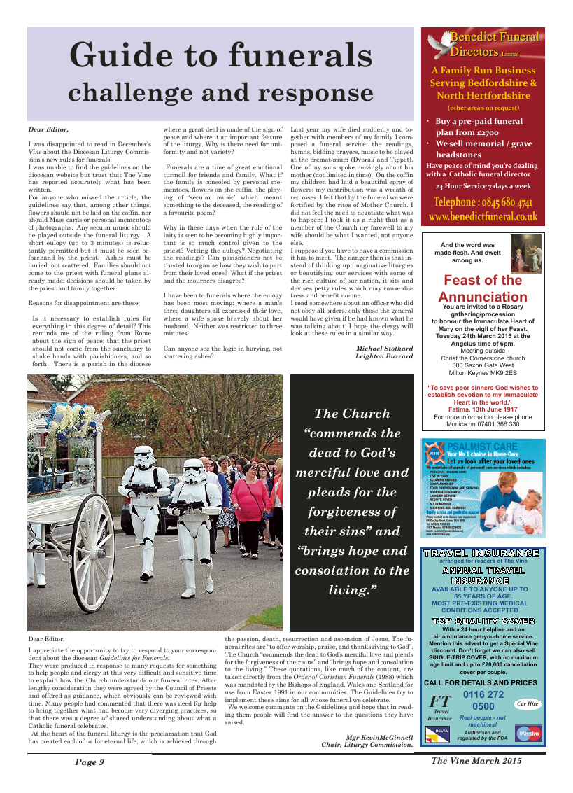 Mar 2015 edition of the The Vine - Northampton