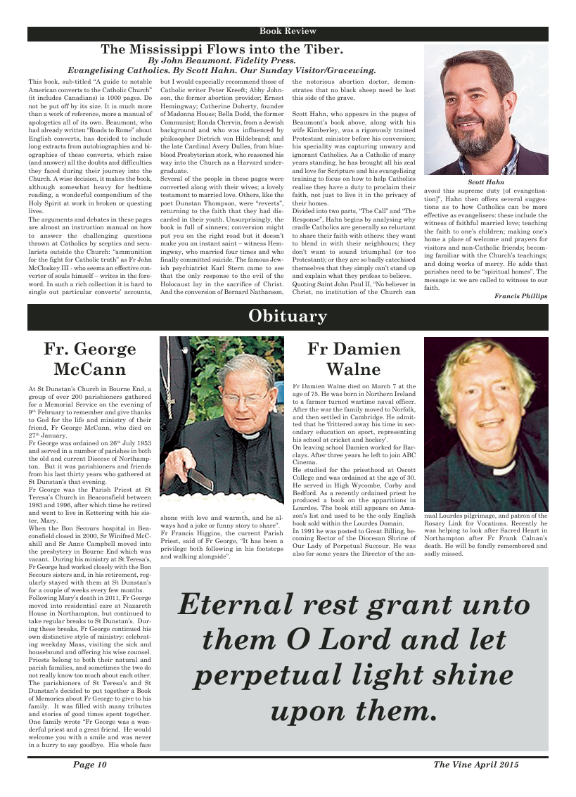 Apr 2015 edition of the The Vine - Northampton