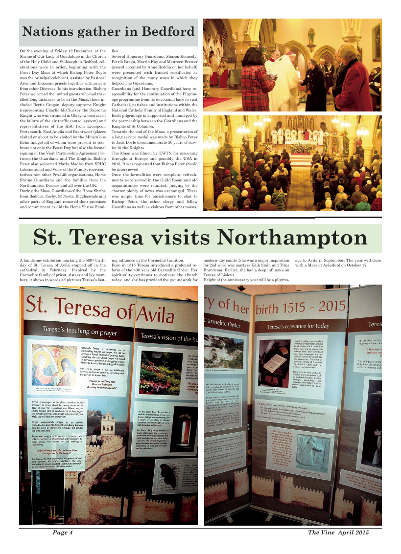 Apr 2015 edition of the The Vine - Northampton