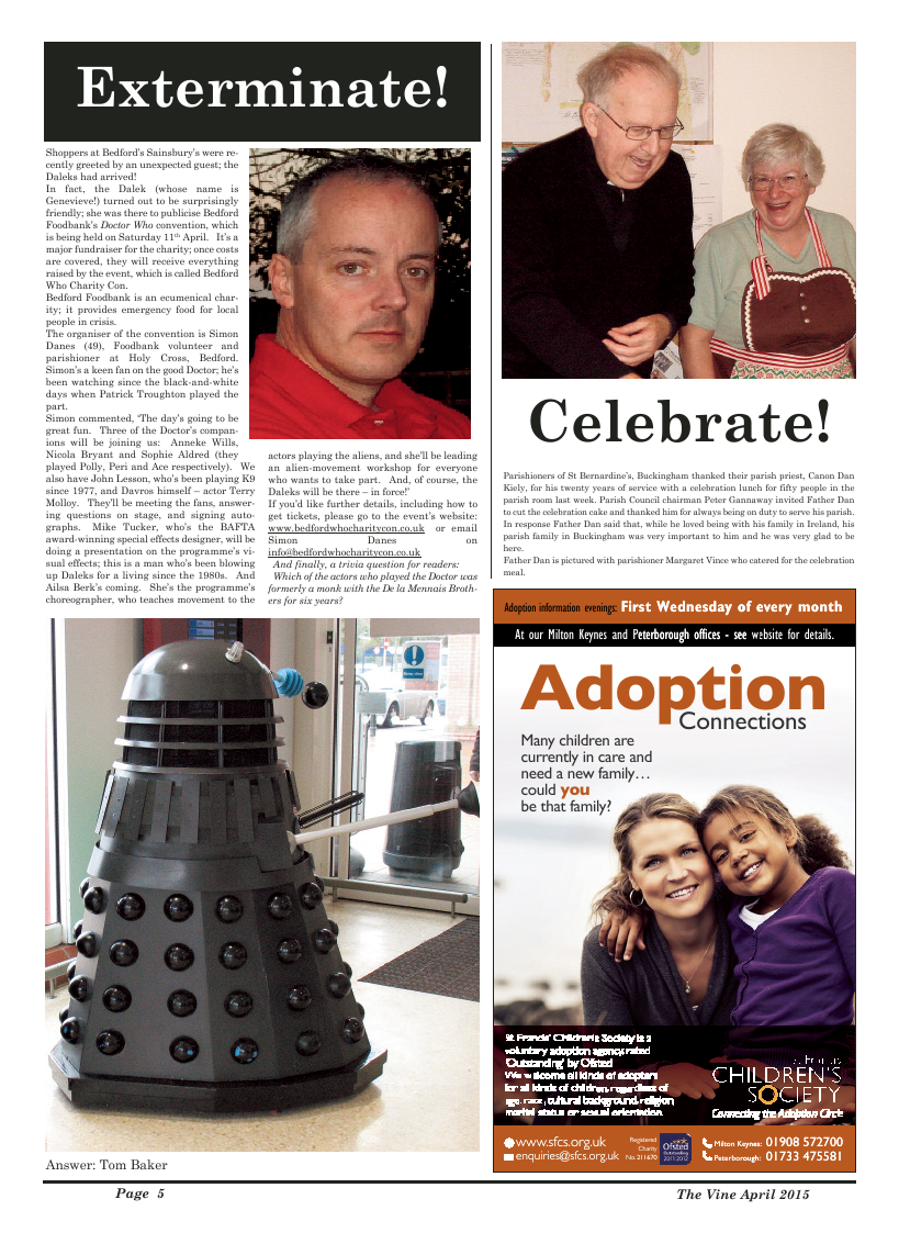 Apr 2015 edition of the The Vine - Northampton