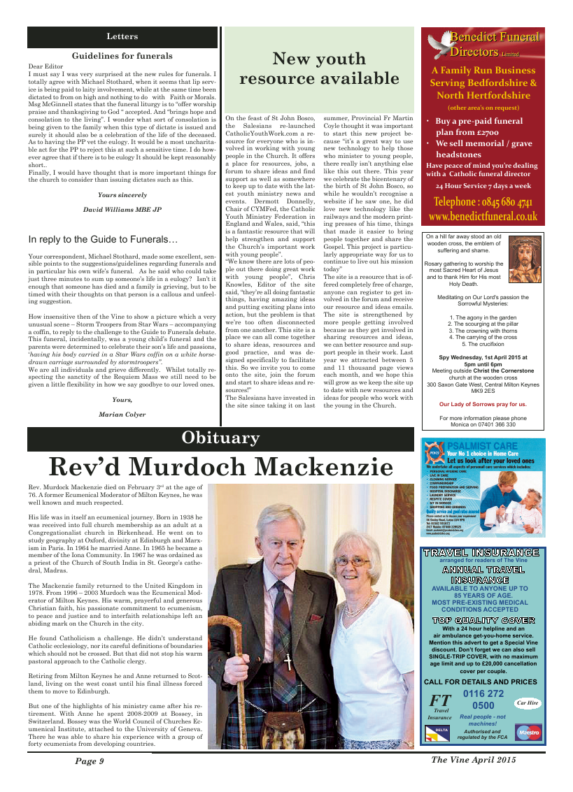 Apr 2015 edition of the The Vine - Northampton