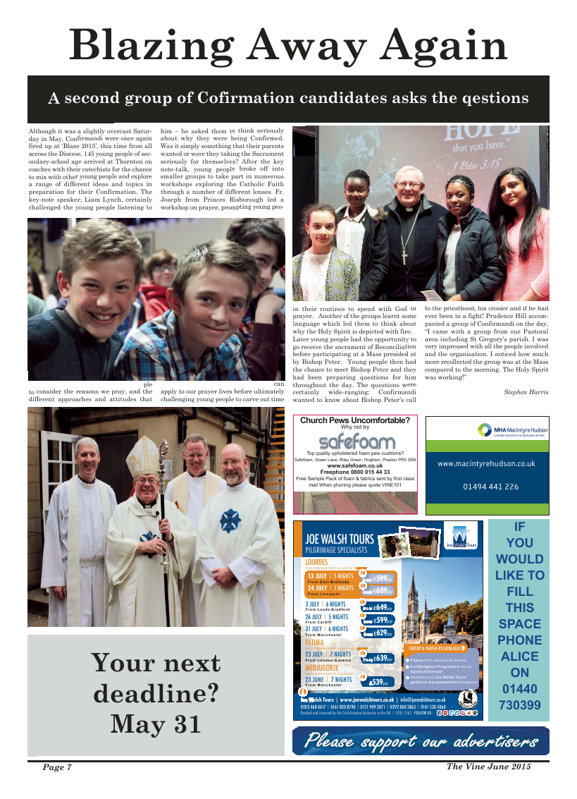 Jun 2015 edition of the The Vine - Northampton