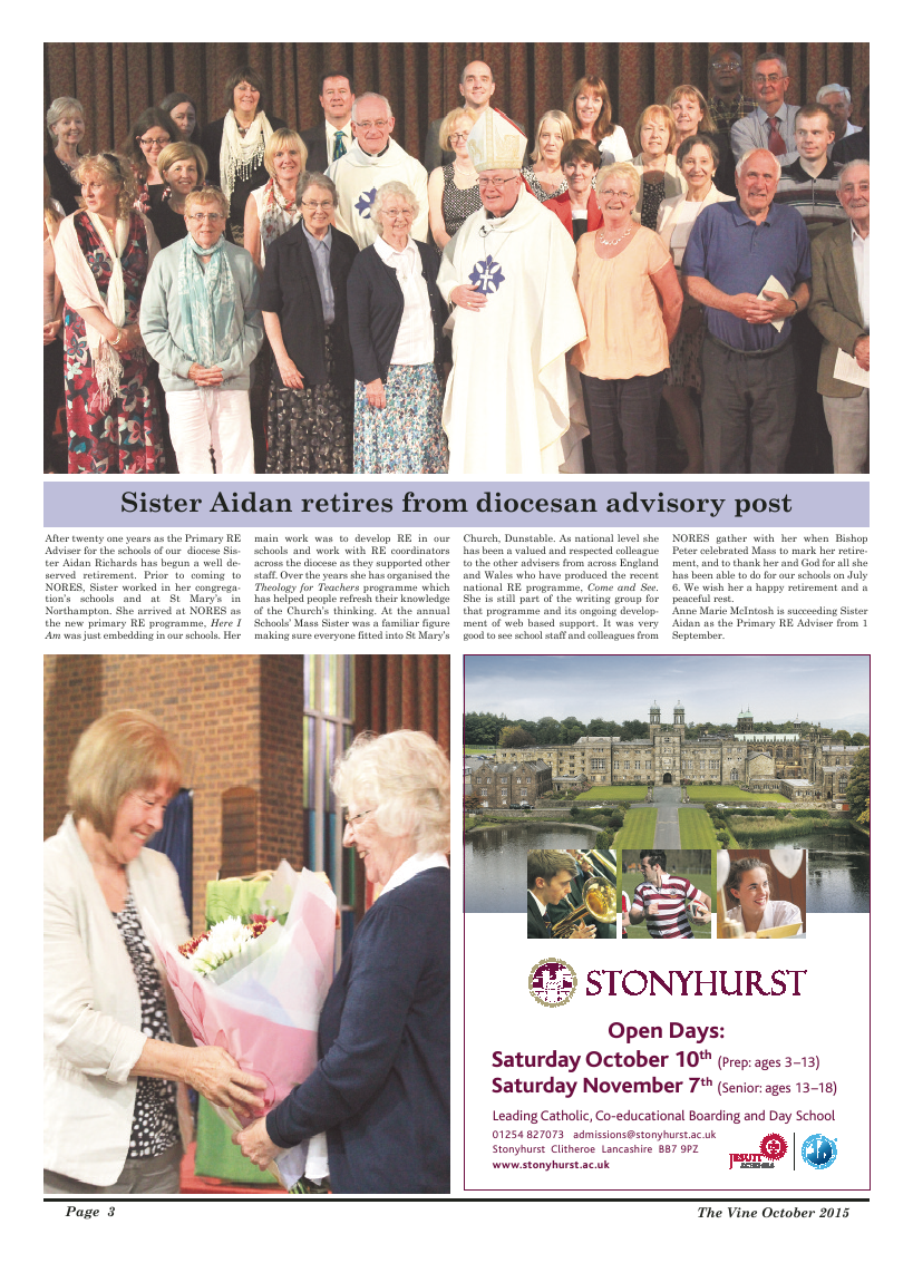 Oct 2015 edition of the The Vine - Northampton