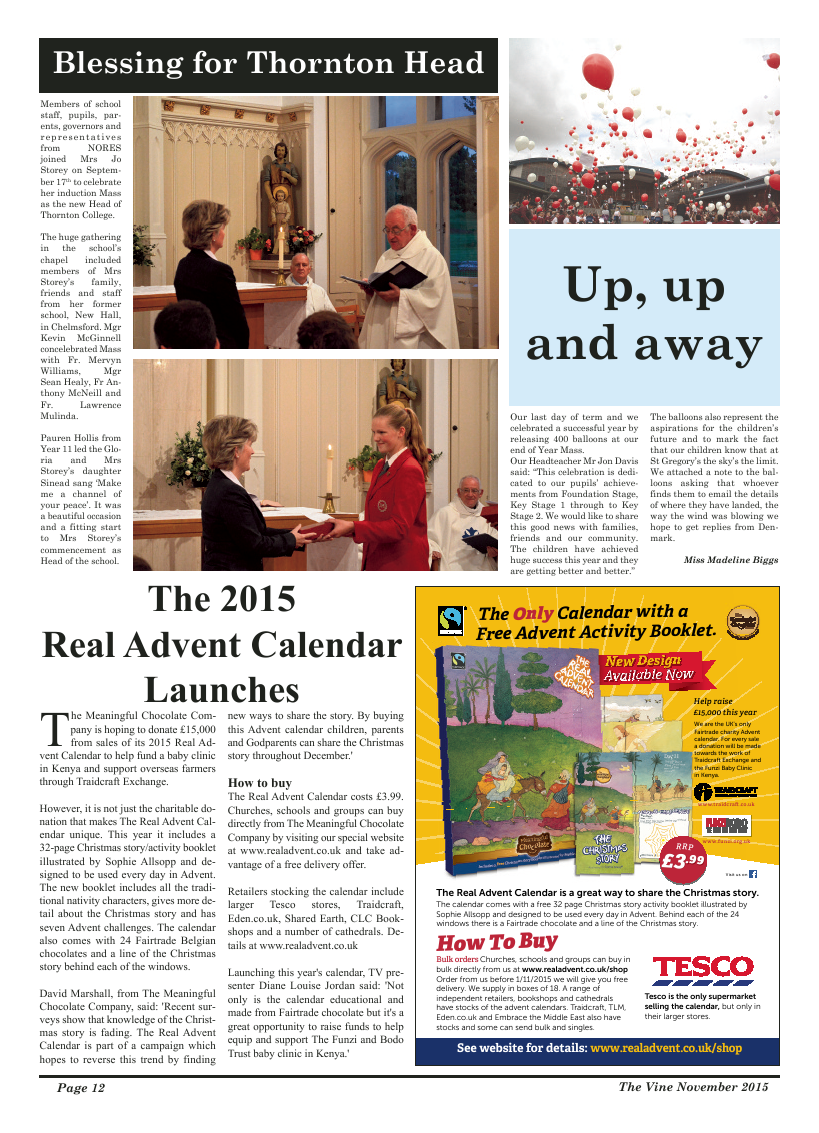 Nov 2015 edition of the The Vine - Northampton