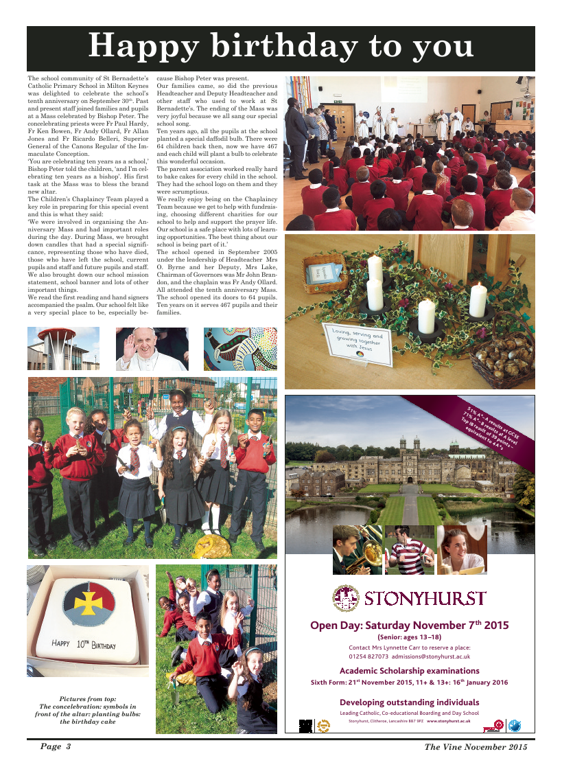 Nov 2015 edition of the The Vine - Northampton