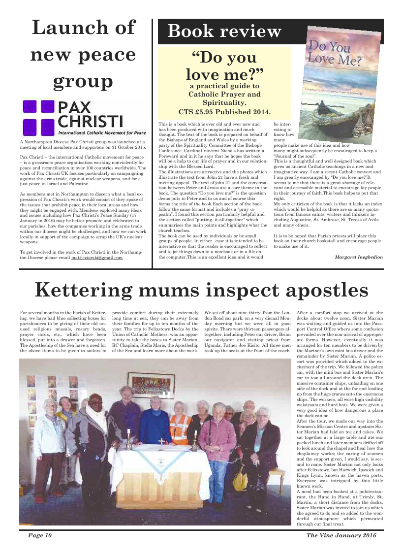 Jan 2016 edition of the The Vine - Northampton - Page 