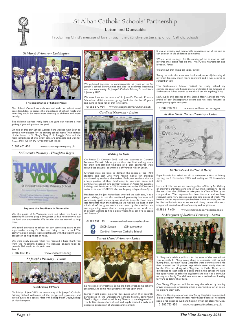 Jan 2016 edition of the The Vine - Northampton - Page 