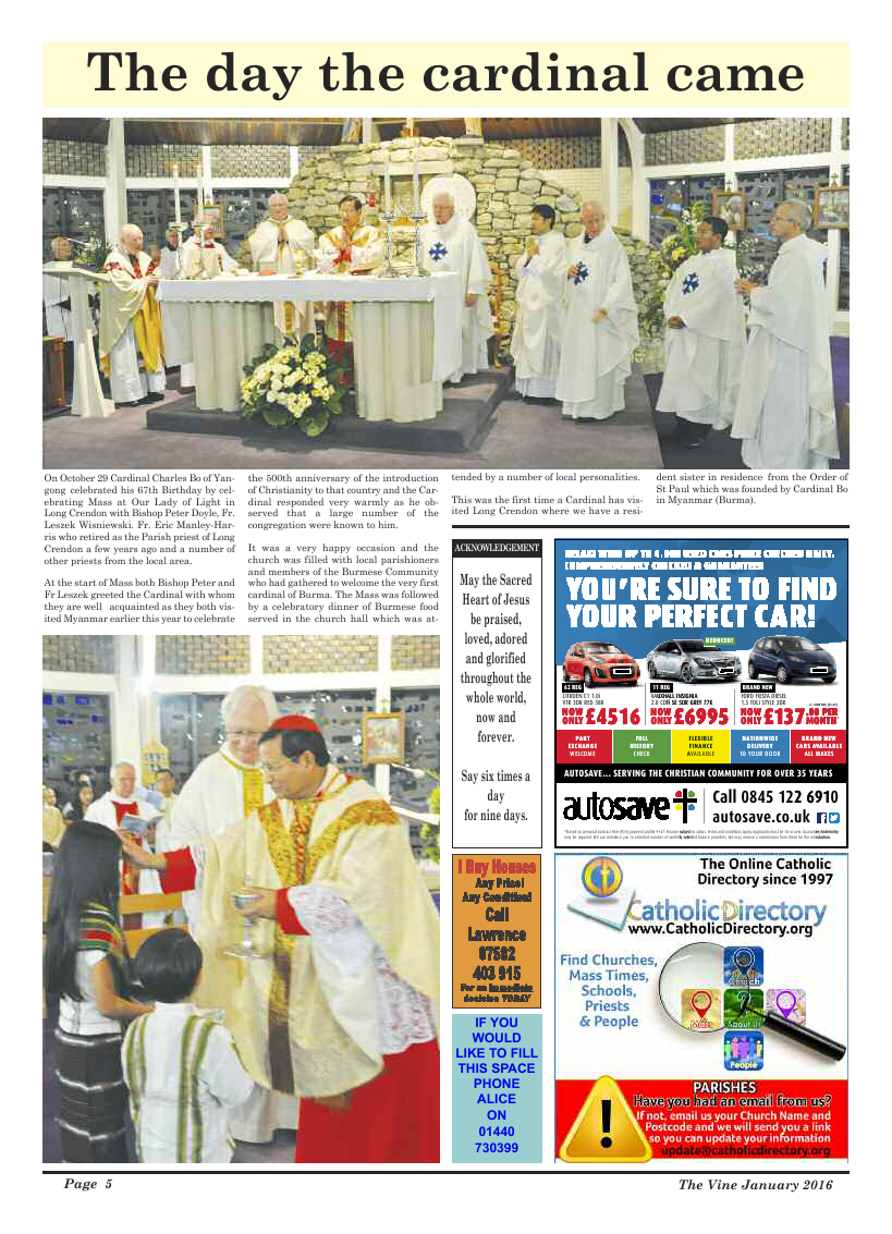 Jan 2016 edition of the The Vine - Northampton - Page 