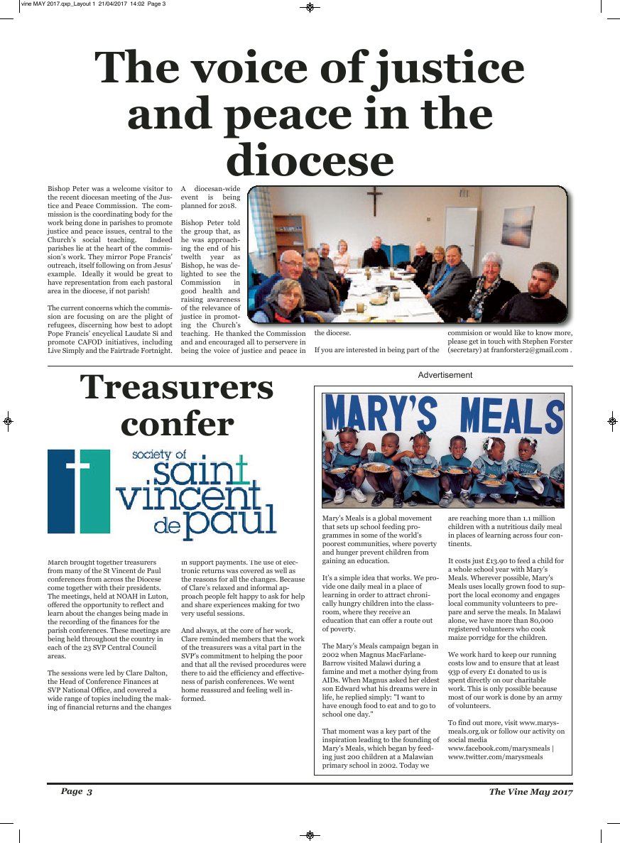 May 2017 edition of the The Vine - Northampton - Page 