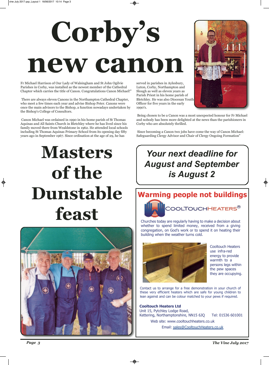 Jul 2017 edition of the The Vine - Northampton - Page 