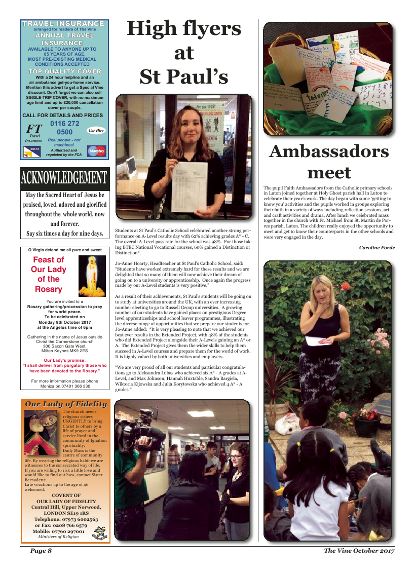 Oct 2017 edition of the The Vine - Northampton - Page 