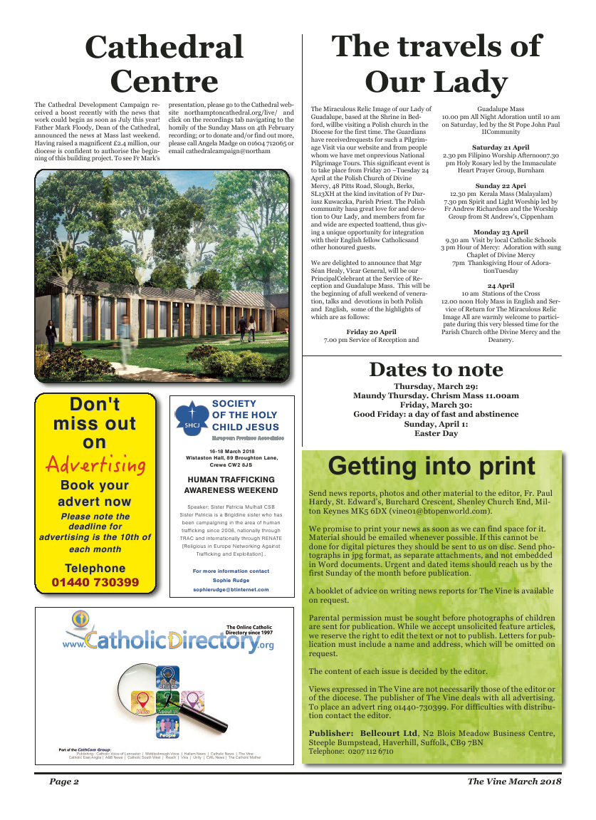 Mar 2018 edition of the The Vine - Northampton - Page 